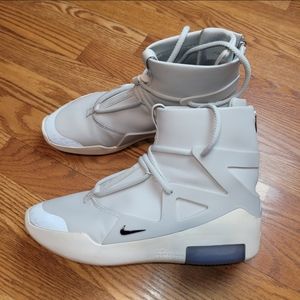 Nike Air Fear of God 1 High Light Bone White Men’s Size 10